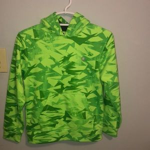 like green patterned champion hoodie!